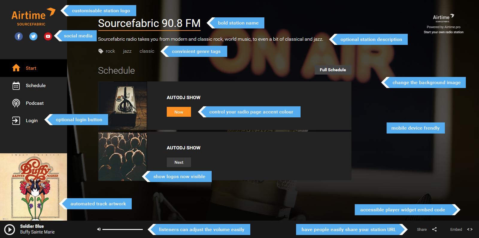 How To Customise Your Airtime Pro Radio Pa